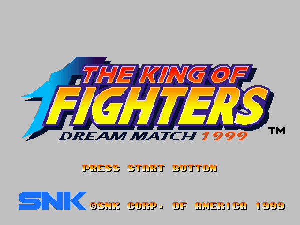 King of Fighters Dream Match '99 screenshot 2 for Sega Dreamcast